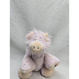 Ganz Webkinz FUZZY PINK PIG 8" Plush STUFFED ANIMAL Toy HM002- No Code